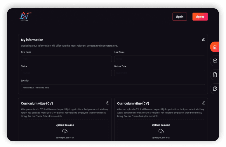 Form-Based Setup